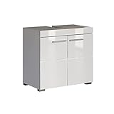 trendteam smart living - Waschbeckenunterschrank Unterschrank - Bad - Amanda - Aufbaumaß (BxHxT) 60 x 56 x 34 cm - Farbe Weiß...